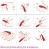 ARMONY - SHADOW VIBRATOR DOUBLE-HEAD TEASING RED - Afbeelding 2