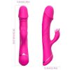 ARMONY - DILDO VIBRATOR RABBIT SILICONE FUCHSIA - Afbeelding 4