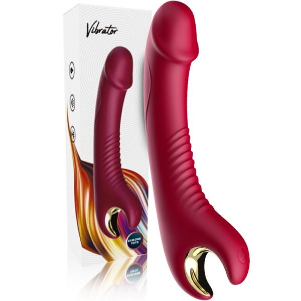 ARMONY - PRINCE DILDO VIBRATOR & ROTATOR RED - Afbeelding 5