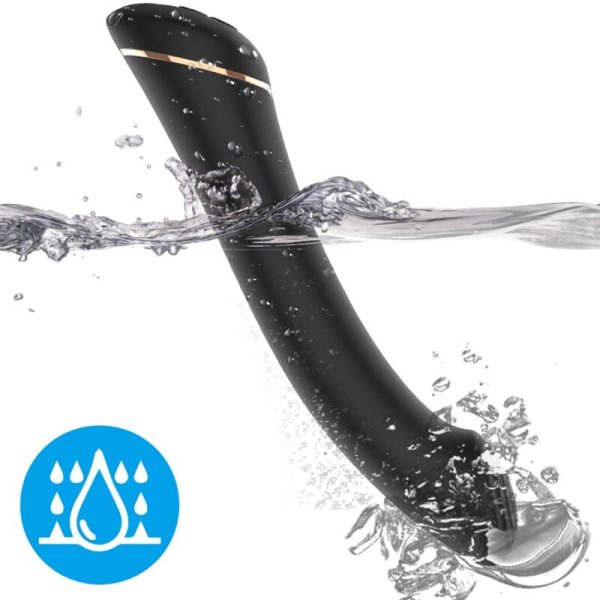 ARMONY - VIBRATOR FALT HEAD SILICONE BLACK - Afbeelding 2