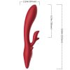 ARMONY - ELK VIBRATOR RABBIT CURVED RED - Afbeelding 2