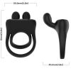 ARMONY - RING VIBRATOR RABBIT BLACK - Afbeelding 4