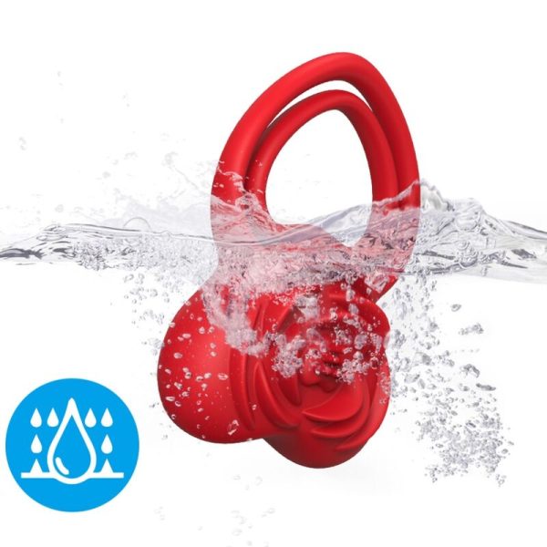 ARMONY - RING VIBRATOR HEART RED - Afbeelding 4