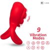ARMONY - RING VIBRATOR HEART RED