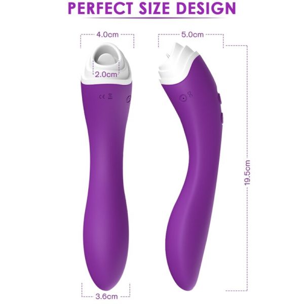 ARMONY - FAIRYLAND LICKING VIBRATING CLIT & VIBRATOR PURPLE - Afbeelding 4