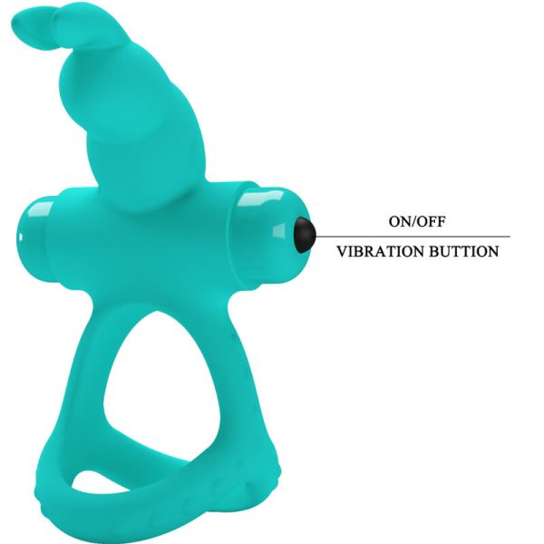 PRETTY LOVE - FIGGY GREEN RABBIT VIBRATOR RING - Afbeelding 6