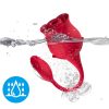 ARMONY - ROSE LICKING VIBRATING DE CLIT & VIBRATOR 10 MODES RED - Afbeelding 3