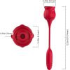 ARMONY - ROSEKNIGTH LICKING VIBRATING CLIT & VIBRATOR RED - Afbeelding 4