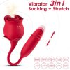 ARMONY - ROSEKNIGTH LICKING VIBRATING CLIT & VIBRATOR RED - Afbeelding 2