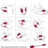 ARMONY - ROSELIP LICKING VIBRATING CLIT & VIBRATOR RED - Afbeelding 5