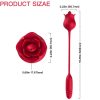 ARMONY - ROSELIP LICKING VIBRATING CLIT & VIBRATOR RED - Afbeelding 4
