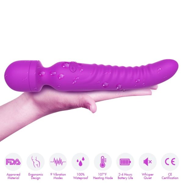 ARMONY - MISSION MASSAGER & VIBRATOR HEAT EFFECT PURPLE - Afbeelding 3