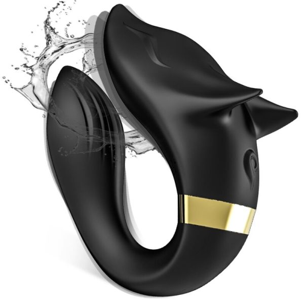 ARMONY - FOX VIBRATOR FOR COUPLES REMOTE CONTROL BLACK - Afbeelding 2