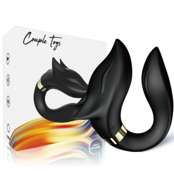 ARMONY - FOX VIBRATOR FOR COUPLES REMOTE CONTROL BLACK - Afbeelding 4