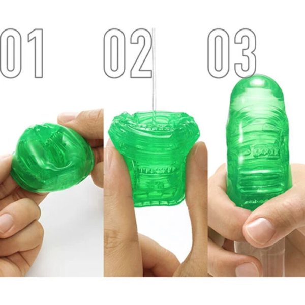 TENGA - UNI EMERALD MASTURBATOR THIMBLE - Afbeelding 4