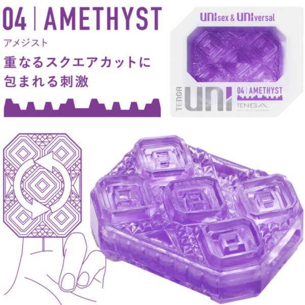 TENGA - UNI AMETHYST MASTURBATOR THIMBLE - Afbeelding 2