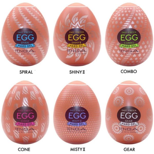 TENGA - HARD BOILED MASTURBATOR EGG PACK 6 UNITS - Afbeelding 3