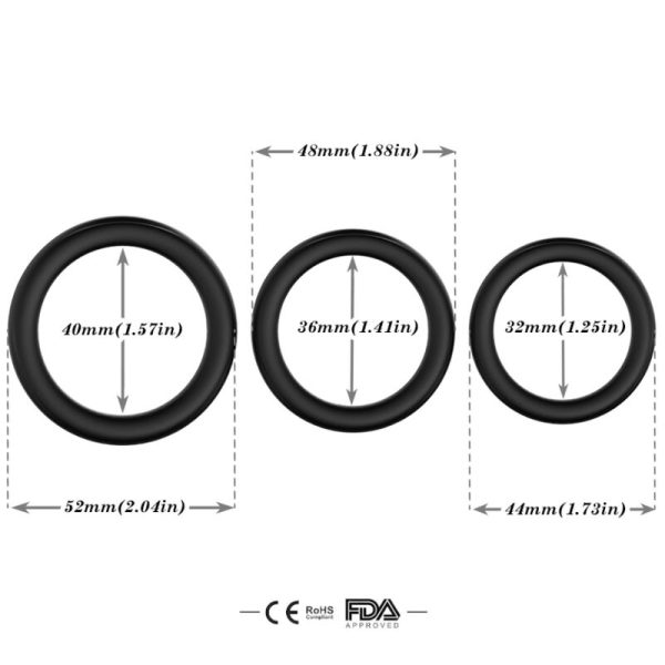 ARMONY - TRIPLE SILICONE RING LUMINOUS - Afbeelding 4