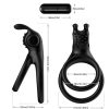 ARMONY - TRAVELER DOUBLE VIBRATOR RING FOR COUPLES RABBIT BLACK - Afbeelding 3