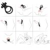 ARMONY - TRAVELER DOUBLE VIBRATOR RING FOR COUPLES RABBIT BLACK - Afbeelding 4