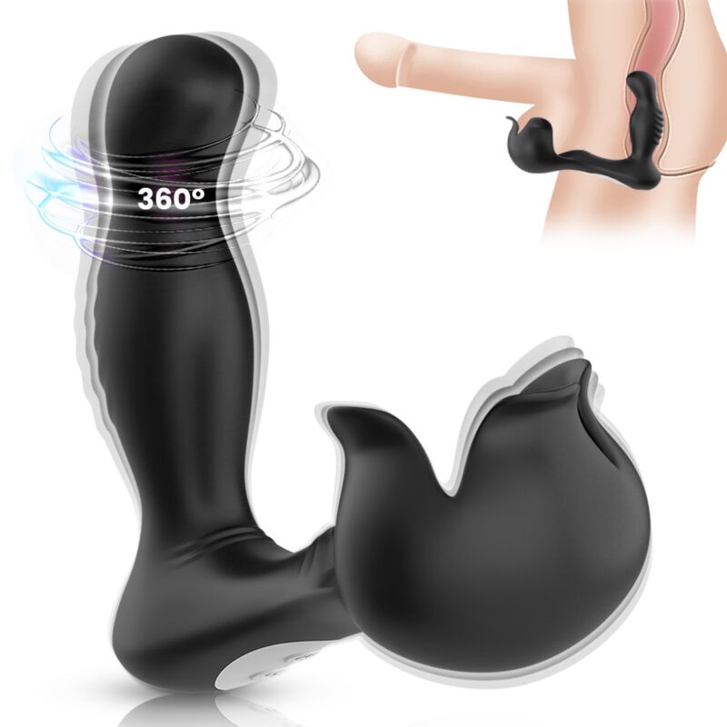 ARMONY - SURROUND VIBRATOR ANAL & STIMULATOR TESTICULOS REMOTE CONTROL BLACK - Afbeelding 2