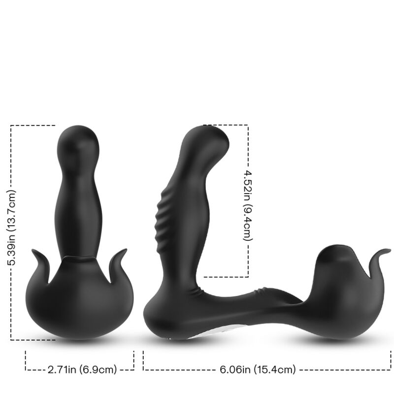 ARMONY - SURROUND VIBRATOR ANAL & STIMULATOR TESTICULOS REMOTE CONTROL BLACK - Afbeelding 3