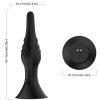 ARMONY - VIBRATOR & ANAL PLUG REMOTE CONTROL BLACK - Afbeelding 3