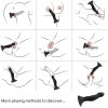 ARMONY - DILDO VIBRATOR & ANAL PLUG REMOTE CONTROL BLACK - Afbeelding 2