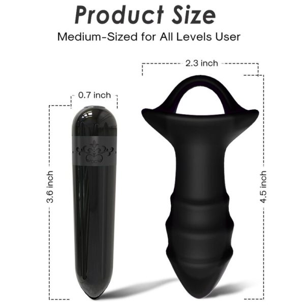 ARMONY - KYLIN FINGER VIBRATOR & ANAL PLUG REMOTE CONTROL BLACK - Afbeelding 4