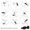 ARMONY - VIBRATOR & ANAL PLUG REMOTE CONTROL BLACK - Afbeelding 2