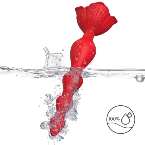 ARMONY - PINK VIBRATOR PAGODA & ANAL PLUG RED - Afbeelding 3