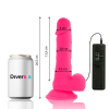 DIVERSIA - FLEXIBLE VIBRATING DILDO PINK 20.5 CM -O- 4.2 CM - Afbeelding 2