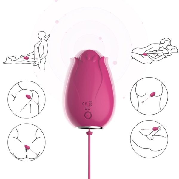 ARMONY - MANDALA EGG VIBRATOR G-SPOT REMOTE CONTROL FUCHSIA - Afbeelding 4