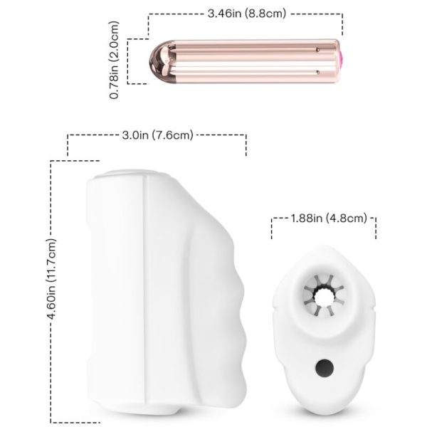ARMONY - MASTER MASTURBATOR & VIBRATOR WHITE - Afbeelding 3