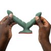 FUN FACTORY - RYDE DOUBLE DILDO & MASSAGER GREEN - Afbeelding 4