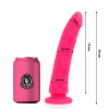 DELTA CLUB - TOYS PINK DILDO MEDICAL SILICONE 20 CM -O- 4 CM - Afbeelding 2