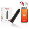 ONINDER - BERLIN BULLET VIBRATOR BLACK 9 MODES 8.5 X 2 CM - FREE APP - Afbeelding 2