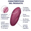 SATISFYER - TAP & CLIMAX 1 LAY-ON VIBRATOR RED - Afbeelding 5