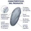 SATISFYER - TAP & CLIMAX 1 LAY-ON VIBRATOR GREY - Afbeelding 5
