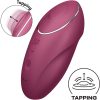 SATISFYER - TAP & CLIMAX 1 LAY-ON VIBRATOR RED - Afbeelding 4