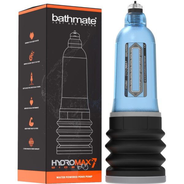 BATHMATE - HYDROMAX 7 WIDE BOY X30 BLUE - Afbeelding 2