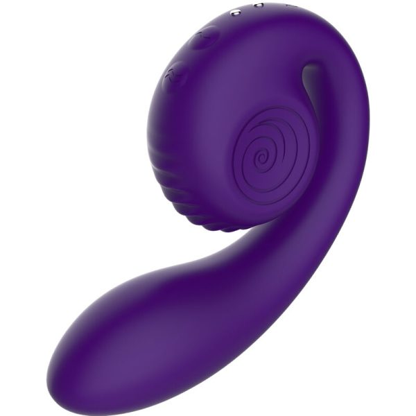 SNAIL VIBE - GIZI DUAL STIMULATOR PURPLE - Afbeelding 2