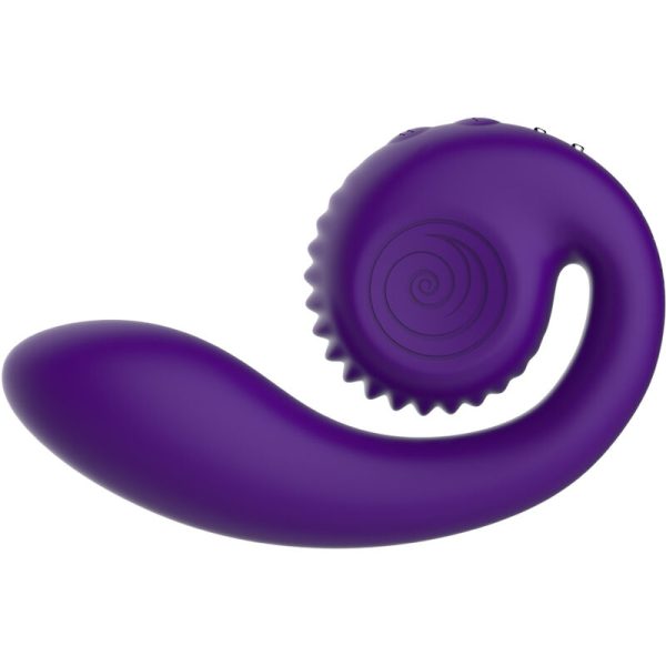 SNAIL VIBE - GIZI DUAL STIMULATOR PURPLE - Afbeelding 3