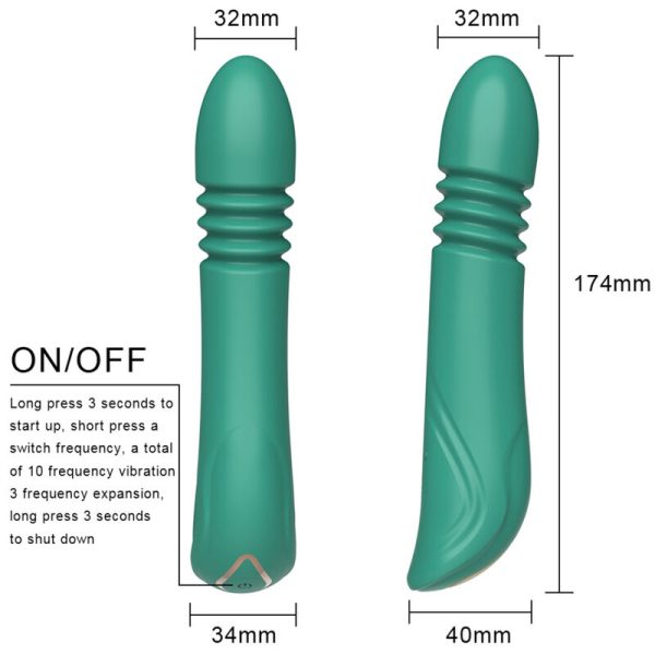 ARMONY - GREEN G-SPOT VIBRATOR & THRUSTING - Afbeelding 2