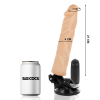 BASECOCK - REALISTIC VIBRATOR REMOTE CONTROL FLESH 21 CM -O- 4 CM - Afbeelding 2
