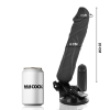 BASECOCK - REALISTIC VIBRATOR REMOTE CONTROL BLACK 20 CM -O- 4 CM - Afbeelding 2