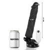 BASECOCK - REALISTIC VIBRATOR REMOTE CONTROL BLACK 21 CM -O- 4 CM - Afbeelding 2