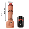 CYBER SILICOCK - CONNOR ULTRA REALISTIC SOFT LIQUID SILICONE 20.5 CM -O- 3.7 CM - Afbeelding 2