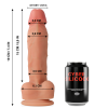 CYBER SILICOCK - OLIVER ULTRA REALISTIC SOFT LIQUID SILICONE 19 CM -O- 3.9 CM - Afbeelding 2