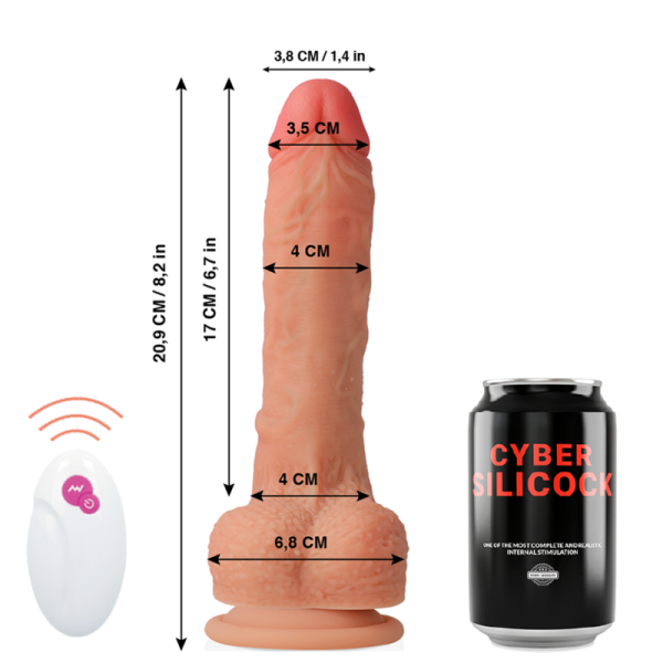 CYBER SILICOCK - REMOTE CONTROL REALISTIC MR RICK 20.9 CM -O- 4 CM - Afbeelding 2